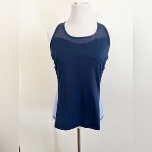 Fila Dark Blue and Light Blue Tank Top